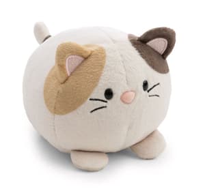 Liegendes Kuscheltier mymochi Katze Angy 13cm mit Magnet moodie Kaktus in Geschenkbox  - 5