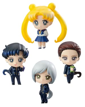 Set Complet - Sailor Moon Petit Chara Land - Three Lights (4 Figurines) - 9