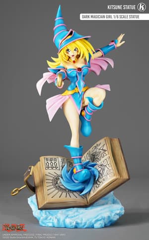 Schwarzes / Dunkles Magiermädchen - Kitsune Statue (1)