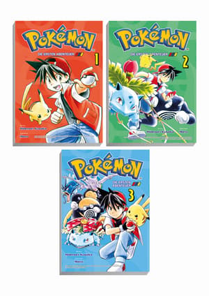 Pokémon: Manga Pack 1 - Panini - Bundle 1: red, green and blue - 1
