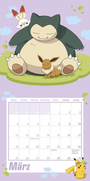 Pokemon Kalender 2024 Panini - 1