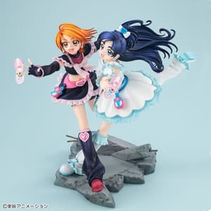 Pretty Cure: Cure Black & Cure White – Lucrea PVC Statue (22 cm) von Megahouse - 9
