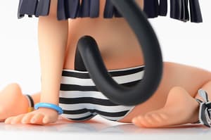 Kuroneko - 1/4 - Striped Swimsuit Nekomimi - 31