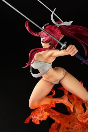 Erza Scarlet - Samurai Light Flame Manjo: Kurenai - Rouge - Orca Toys - 11