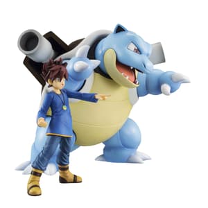 Gary Oak and Blastoise - Pokemon G.E.M. - Megahouse - 6