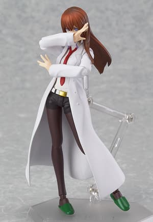 figma 195 Kurisu Makise - weißer Mantel - 3