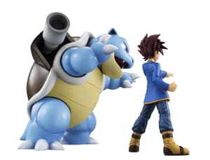 Gary Oak and Blastoise - Pokemon G.E.M. - Megahouse - 2