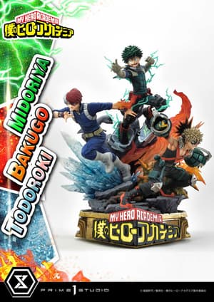 Midoriya, Bakugo & Todoroki - Ultra Premium Masterline Statue (Prime 1 Studio) - 4