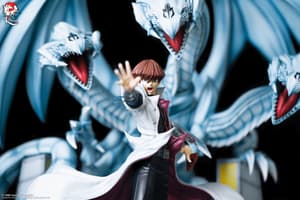 Kaiba & the ultimate blue-eyed white dragon - Yu-Gi-Oh! - Resin Diorama - Kitsune Statue - 13