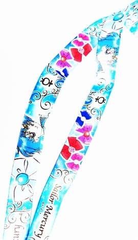 Sailor Mercury - Sailor Moon Neck Strap - Sailor Sisters Collection - 5