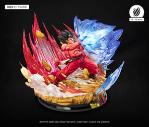 Son Goku - Kaio-Ken - Tsume HQS 1/6 Statue - 9