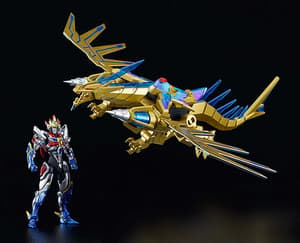 MODEROID Gridman (Universe Fighter) & Big Goldburn - 2