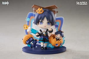 Genshin Impact You Ye Qi Xiang Series Chibi Chara PVC Statue Wanderer 10 cm        (14)