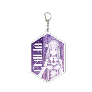 Emilia - Re:Zero - Acryl-Schlüsselanhänger - A3  - 1