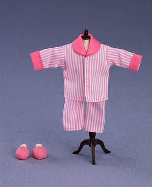 Pajamas - Pink- Nendoroid Doll Outfit Set - 3