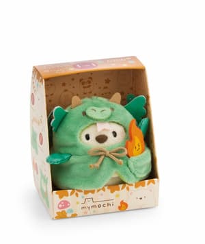Eisbär Snono - mymochi - Plüsch (mit Flamme u. Drachenkostüm in Geschenkbox) (8cm)  (1)