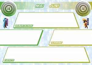 Dragonball Super - Kaze - Poket Calendar 2022 - 4