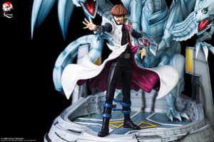 Kaiba & the ultimate blue-eyed white dragon - Yu-Gi-Oh! - Resin Diorama - Kitsune Statue - 6