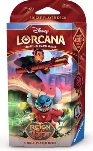Lorcana - Disney Lorcana 8: Domäne von Dschafar - Ruby and Steel - Starter Deck (Englisch) (1)