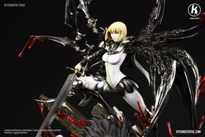 Claire / Clare vs Rigaldo - Claymore - Kitsune Statue - 12