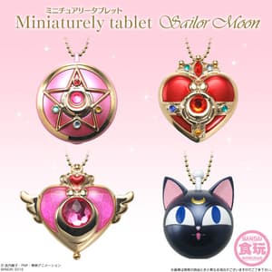 Verwandlungsbrosche Staffel R - Sailor Moon Miniaturely Tablet - Crystal Star - 1