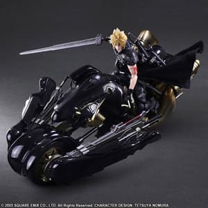 Cloud Strife and Fenrir - Advent Children Play Arts Kai - Re-Release - 5