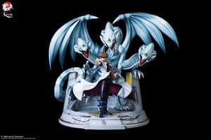 Kaiba & the ultimate blue-eyed white dragon - Yu-Gi-Oh! - Resin Diorama - Kitsune Statue - 1