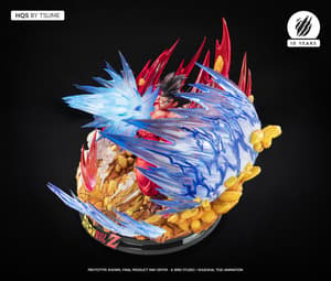 Son Goku - Kaio-Ken - Tsume HQS 1/6 Statue - 14