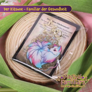 Kitsune – Magical Familiars - Schlüsselanhänger - Yunuyei (1)