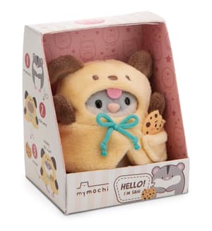 Hamster Shai - mymochi - Plüsch (mit Keks und Hundekostüm) (8cm)  (1)