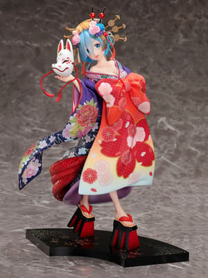 Rem - Oiran Douchuu - F:Nex 1/7 Statue (Re:ZERO, Furyu) - 4