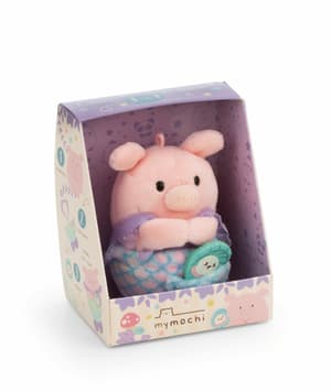 Schwein Onk - mymochi - Plüsch (mit Muschel u. Meerjungfraukostüm in Geschenkbox (8cm)  (1)