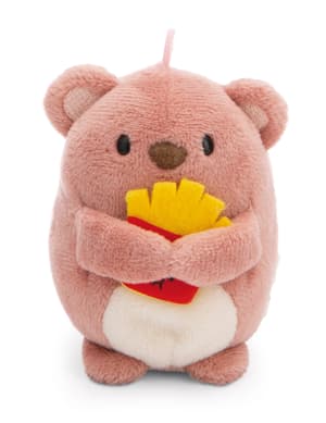 Bär Nomo - mymochi - Plüsch (mit Pommes und Bienenkostüm) (8 cm)  (1)