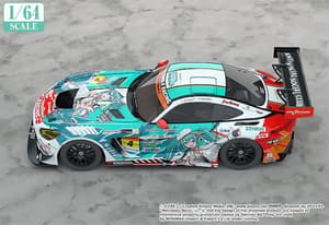 Hatsune Miku AMG 2023 - Season Opening - Itasha 1/64  - GOOD SMILE Racing - Re-Release - 3