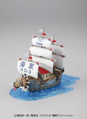 Monkey D. Garps Schiff -  Grand Ship Collection Vol. 08 - One Piece Model Kit - 3