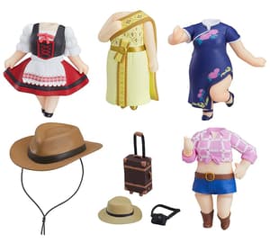 LoveLive!Sunshine!! Nendoroid More Zubehör-5er-Set World Image Girls Vol. 2 - 1