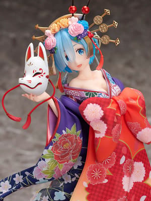 Rem - Oiran Douchuu - F:Nex 1/7 Statue (Re:ZERO, Furyu) - 8