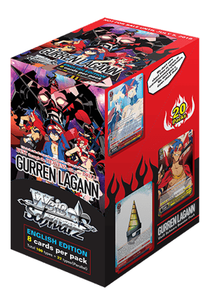 Weiss Schwarz Booster Display - Tengen Toppa Gurren Lagann  (contains 20 booster packs with 8 cards each) (English Version) - 1