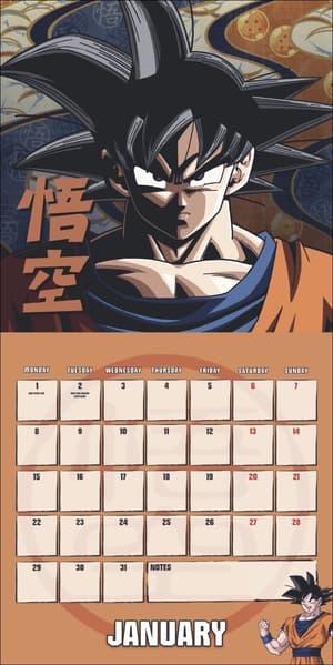 Dragon Ball Z Broschurkalender 2024 (1)
