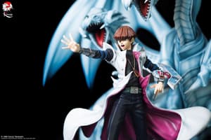 Kaiba & the ultimate blue-eyed white dragon - Yu-Gi-Oh! - Resin Diorama - Kitsune Statue - 3