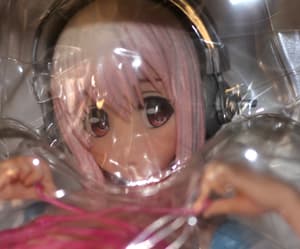 Super Sonico Candy Pink Bondage Ver. - 4