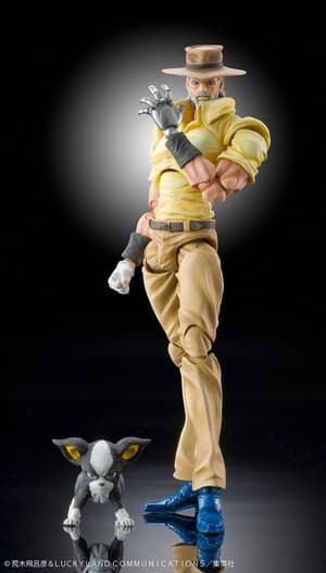 Joseph Joestar and Iggy - Super Action Action Figure - Medicos - Re-Release - 4