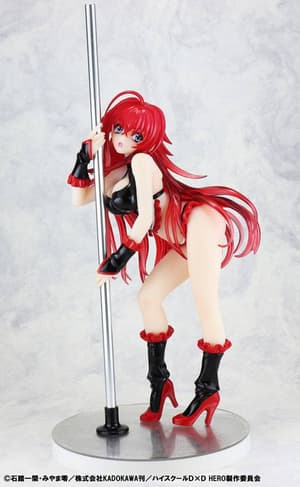 Rias Gremory - Pole Dance - Black - Kaitendoh - 4