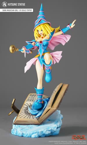 Schwarzes / Dunkles Magiermädchen - Kitsune Statue (1)