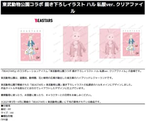 Haru (Casual Outfit Version) - Beastars - Aktenhülle / Clear File A4 - Armabianca - 1