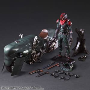 Shinra Elite Security Officer and Bike - Final Fantasy VII Remake Play Arts Kai - Square Enix - 14