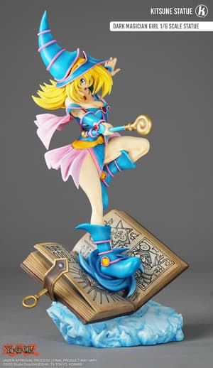 Schwarzes / Dunkles Magiermädchen - Kitsune Statue (1)