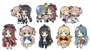 Madoka the Movie Niitengomu Gummi Anhänger - Komplettset - 1