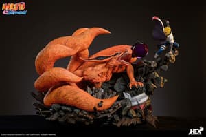 Naruto Shippuden Statue 1/8 Battle of Destiny Namikaze Minato vs Kurama 59 cm (2)