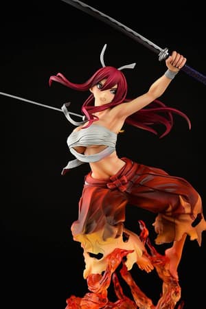 Erza Scarlet - Samurai Light Flame Manjo: Kurenai - Rouge - Orca Toys - 19